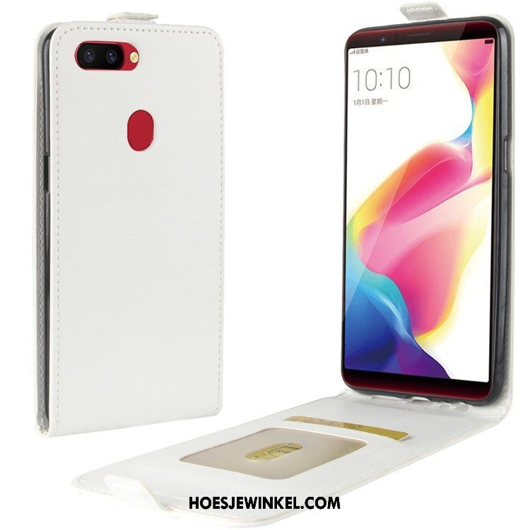 Oppo R11s Hoesje Anti-fall Mobiele Telefoon Hoes, Oppo R11s Hoesje Leren Etui Bescherming Braun