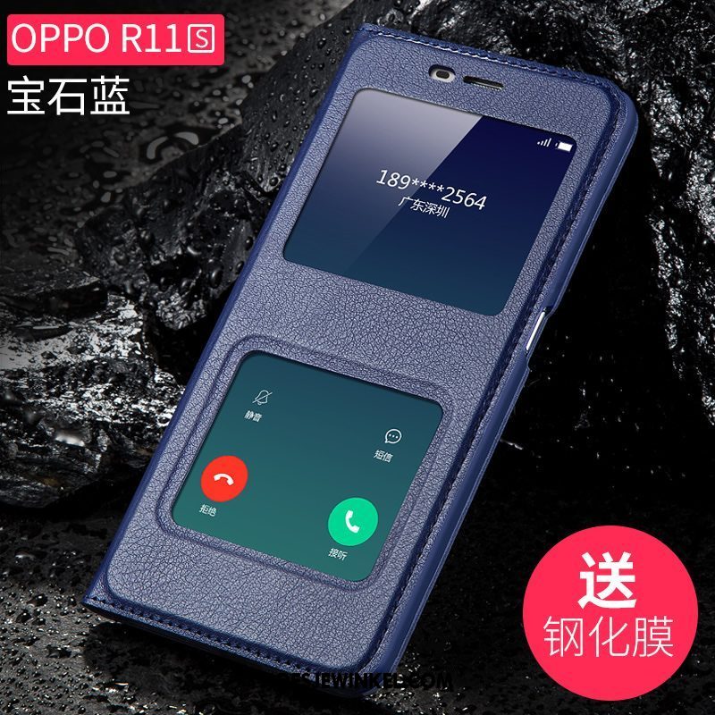 Oppo R11s Hoesje Scheppend Tempereren Hard, Oppo R11s Hoesje Eenvoudige Persoonlijk