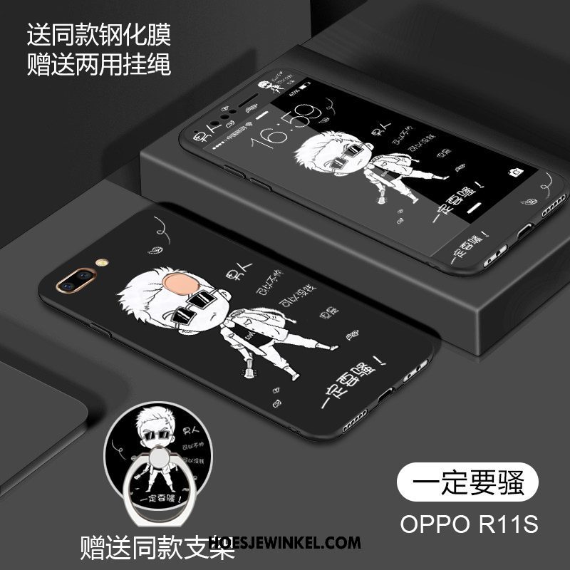 Oppo R11s Hoesje Spotprent Rood Siliconen, Oppo R11s Hoesje Lovers All Inclusive