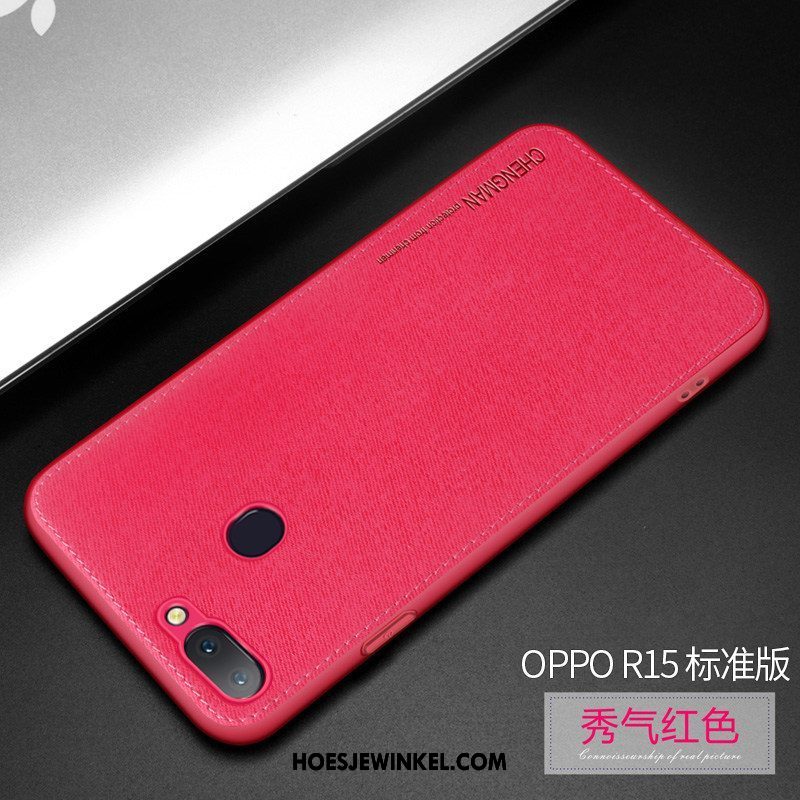 Oppo R15 Hoesje Dun Nieuw Doek, Oppo R15 Hoesje All Inclusive Ster