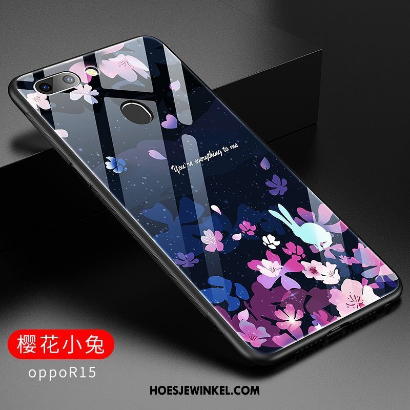 Oppo R15 Hoesje Mobiele Telefoon Purper Schrobben, Oppo R15 Hoesje Luxe Hoes