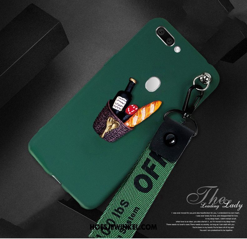 Oppo R15 Hoesje Trendy Merk Groen Mobiele Telefoon, Oppo R15 Hoesje All Inclusive Anti-fall