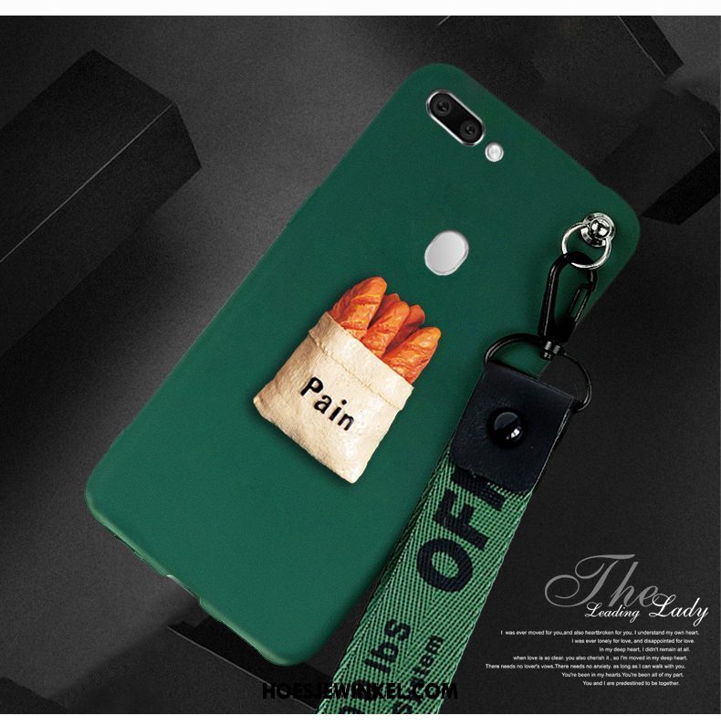 Oppo R15 Hoesje Trendy Merk Groen Mobiele Telefoon, Oppo R15 Hoesje All Inclusive Anti-fall