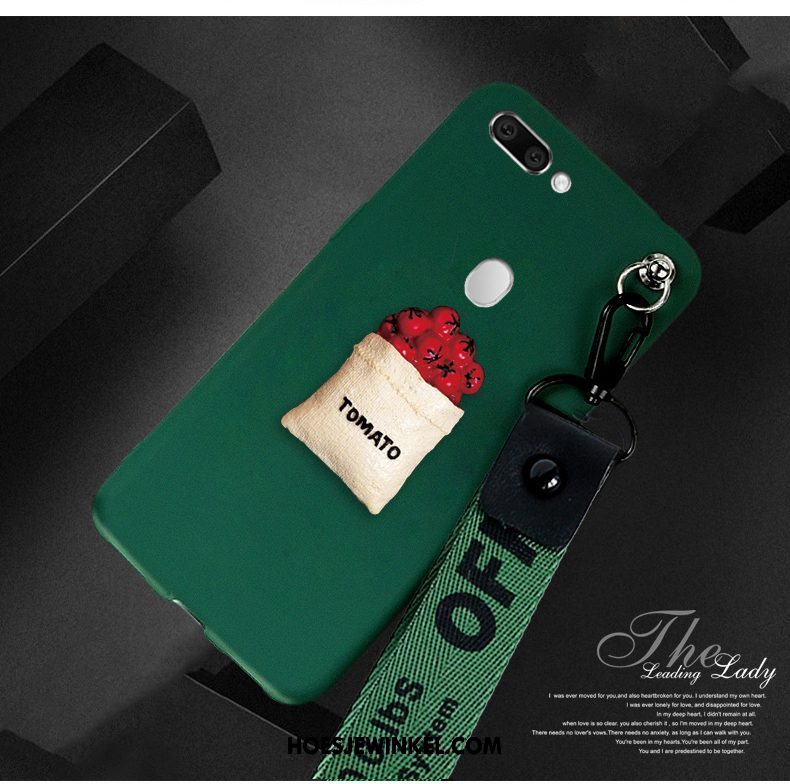 Oppo R15 Hoesje Trendy Merk Groen Mobiele Telefoon, Oppo R15 Hoesje All Inclusive Anti-fall