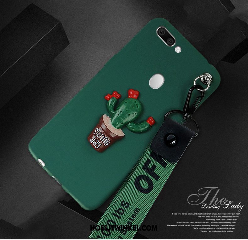 Oppo R15 Hoesje Trendy Merk Groen Mobiele Telefoon, Oppo R15 Hoesje All Inclusive Anti-fall