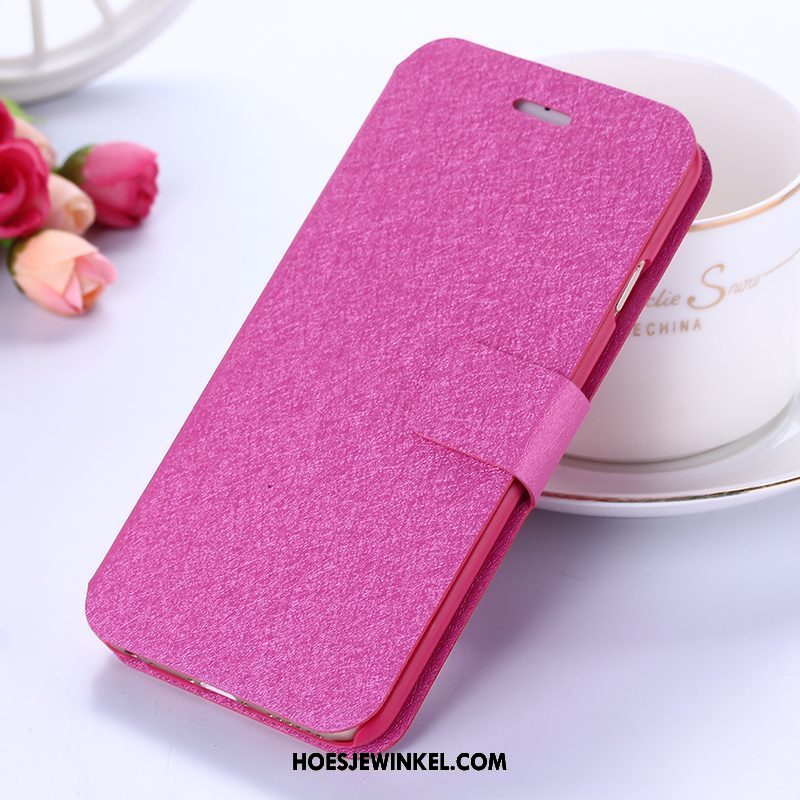 Oppo R15 Pro Hoesje Hoes Leren Etui Anti-fall, Oppo R15 Pro Hoesje Bescherming Rood