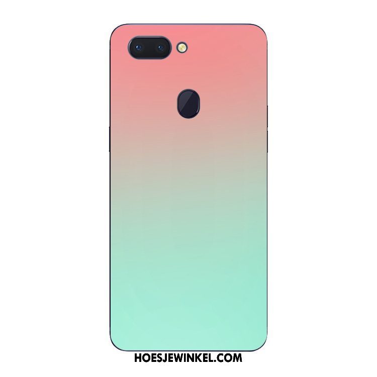 Oppo R15 Pro Hoesje Kunst Wit Eenvoudige, Oppo R15 Pro Hoesje Siliconen Persoonlijk