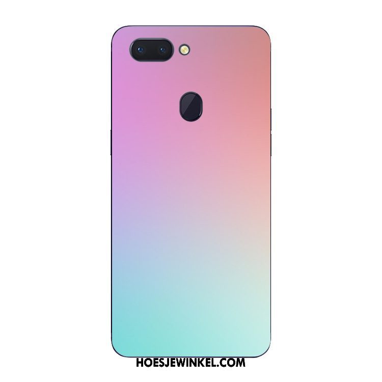 Oppo R15 Pro Hoesje Kunst Wit Eenvoudige, Oppo R15 Pro Hoesje Siliconen Persoonlijk