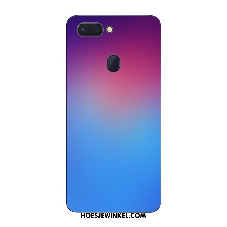 Oppo R15 Pro Hoesje Kunst Wit Eenvoudige, Oppo R15 Pro Hoesje Siliconen Persoonlijk