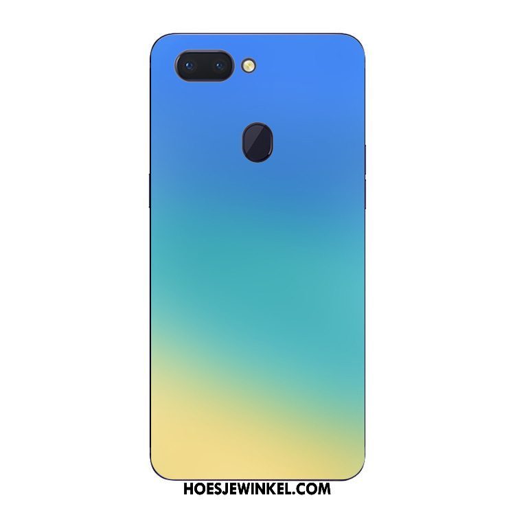 Oppo R15 Pro Hoesje Kunst Wit Eenvoudige, Oppo R15 Pro Hoesje Siliconen Persoonlijk