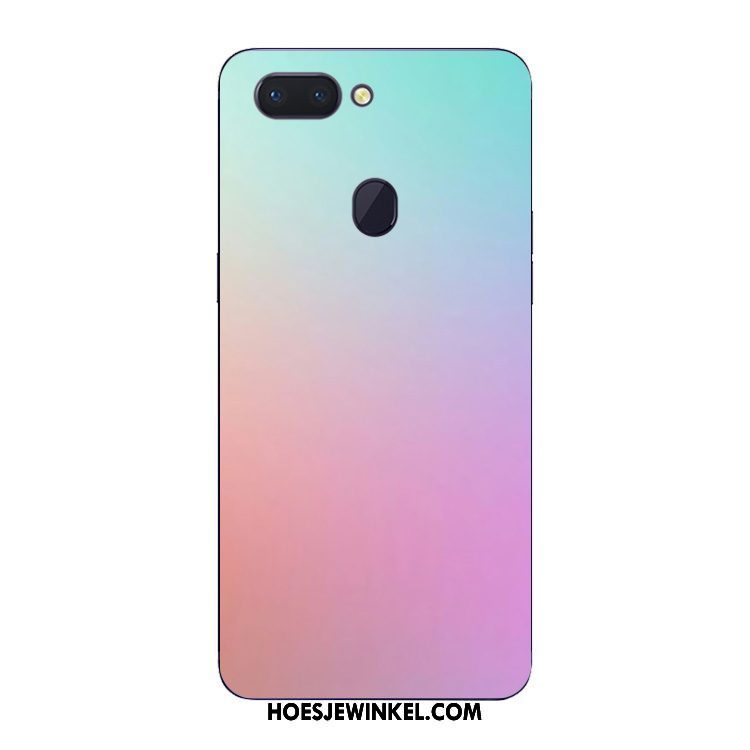 Oppo R15 Pro Hoesje Kunst Wit Eenvoudige, Oppo R15 Pro Hoesje Siliconen Persoonlijk