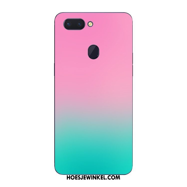 Oppo R15 Pro Hoesje Kunst Wit Eenvoudige, Oppo R15 Pro Hoesje Siliconen Persoonlijk