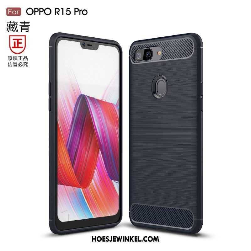 Oppo R15 Pro Hoesje Mobiele Telefoon Bescherming Anti-fall, Oppo R15 Pro Hoesje Siliconen Trend