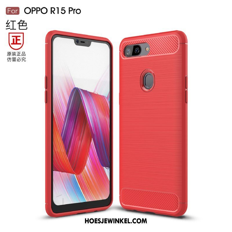 Oppo R15 Pro Hoesje Mobiele Telefoon Bescherming Anti-fall, Oppo R15 Pro Hoesje Siliconen Trend