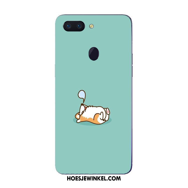 Oppo R15 Pro Hoesje Mooie Hoes Hond, Oppo R15 Pro Hoesje Roze Trend