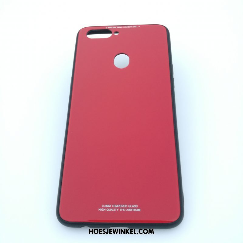 Oppo R15 Pro Hoesje Rood Eenvoudige Mobiele Telefoon, Oppo R15 Pro Hoesje Hoes Anti-fall