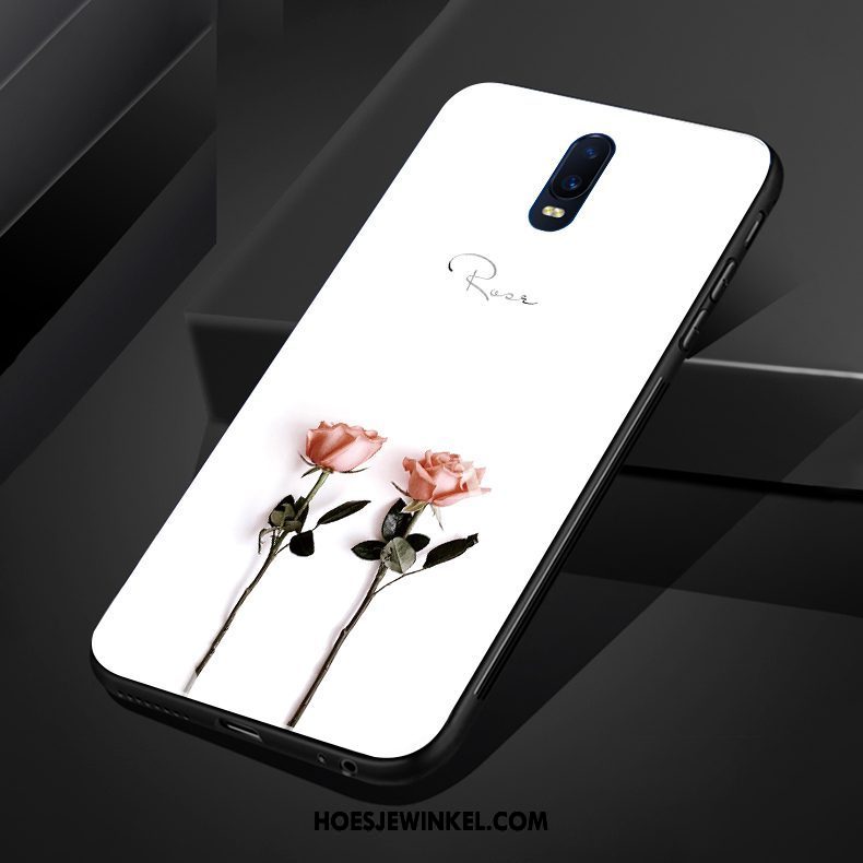 Oppo R17 Hoesje Anti-fall Kunst Roze, Oppo R17 Hoesje Mobiele Telefoon Bloemen