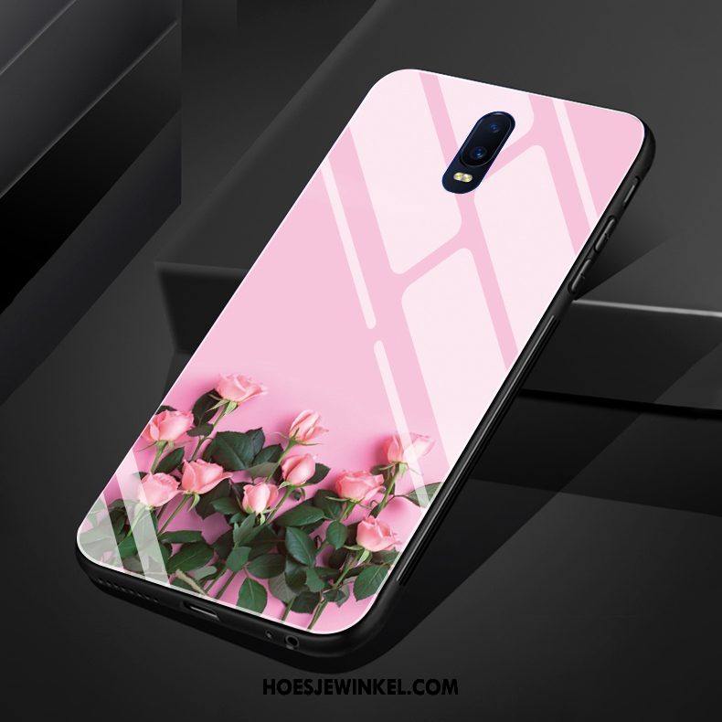 Oppo R17 Hoesje Anti-fall Kunst Roze, Oppo R17 Hoesje Mobiele Telefoon Bloemen