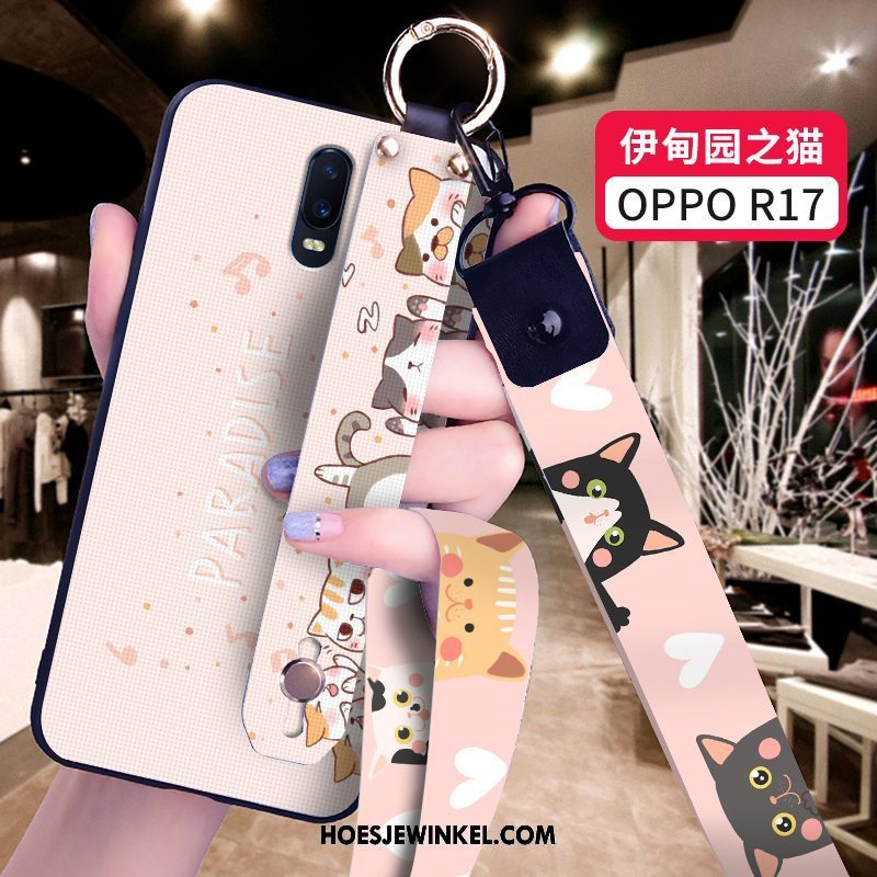 Oppo R17 Hoesje Anti-fall Zacht Wit, Oppo R17 Hoesje Nieuw Siliconen