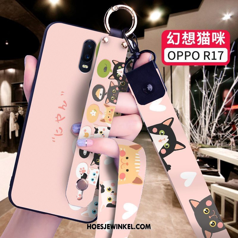 Oppo R17 Hoesje Anti-fall Zacht Wit, Oppo R17 Hoesje Nieuw Siliconen