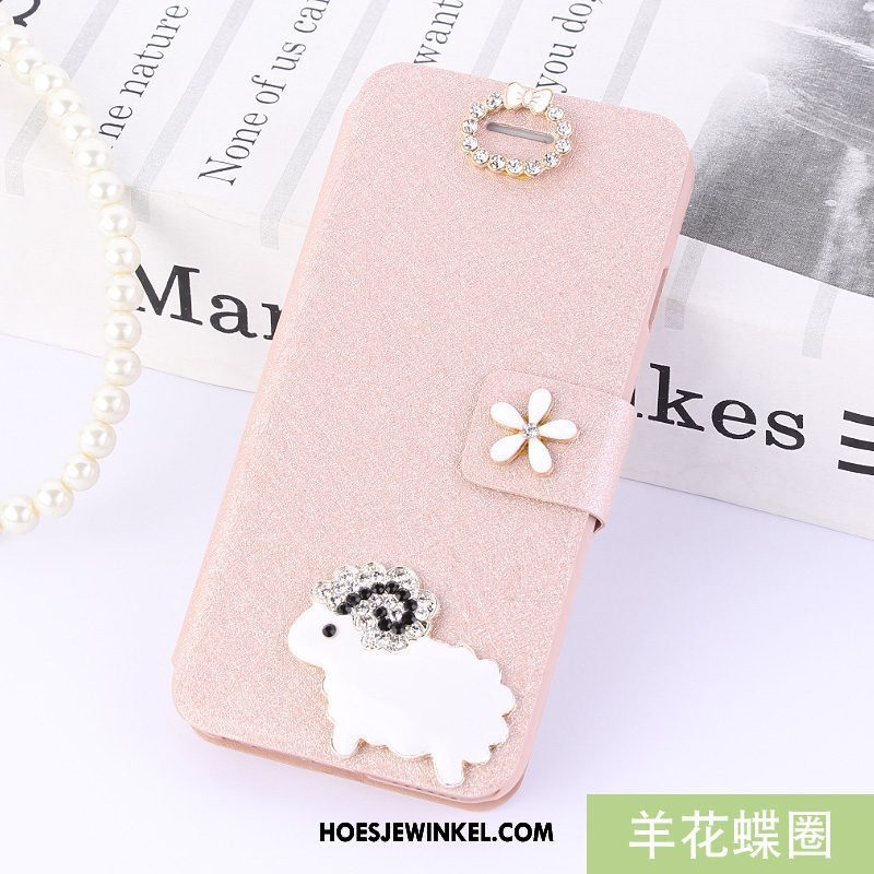Oppo R17 Hoesje Blauw Leren Etui Clamshell, Oppo R17 Hoesje Anti-fall Bescherming