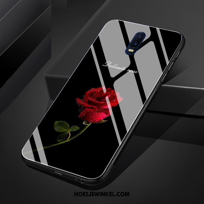 Oppo R17 Hoesje Bloemen Lovers Wind, Oppo R17 Hoesje Zwart Anti-fall