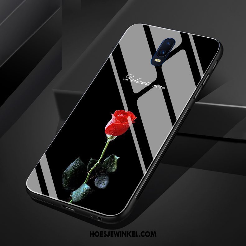 Oppo R17 Hoesje Bloemen Lovers Wind, Oppo R17 Hoesje Zwart Anti-fall