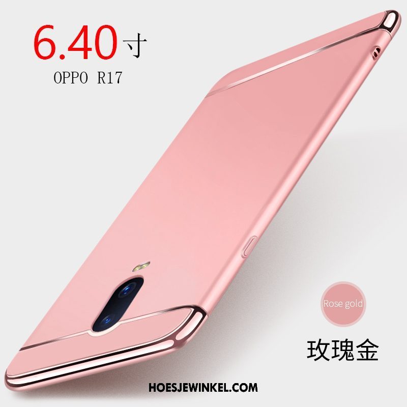 Oppo R17 Hoesje Hoes Anti-fall Hard, Oppo R17 Hoesje Zwart Skärmskydd