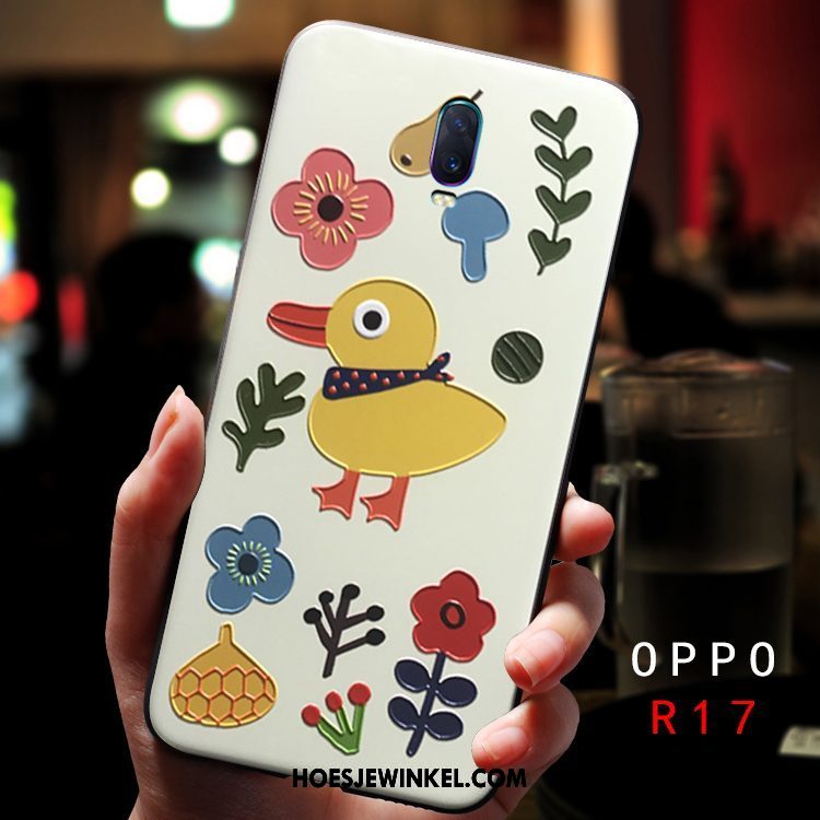 Oppo R17 Hoesje Mini Mobiele Telefoon Trendy Merk, Oppo R17 Hoesje Zacht Roze