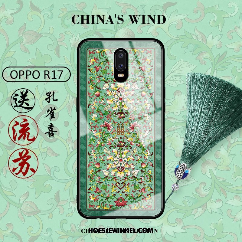 Oppo R17 Hoesje Paleis Groen Hoes, Oppo R17 Hoesje Bescherming Wind