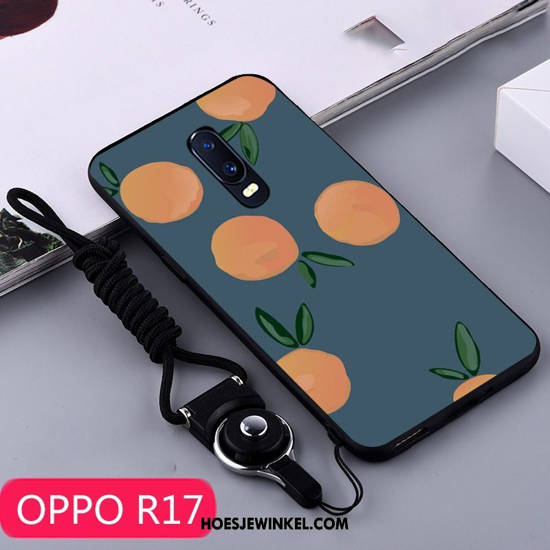 Oppo R17 Hoesje Persoonlijk Bescherming Siliconen, Oppo R17 Hoesje Scheppend Geel