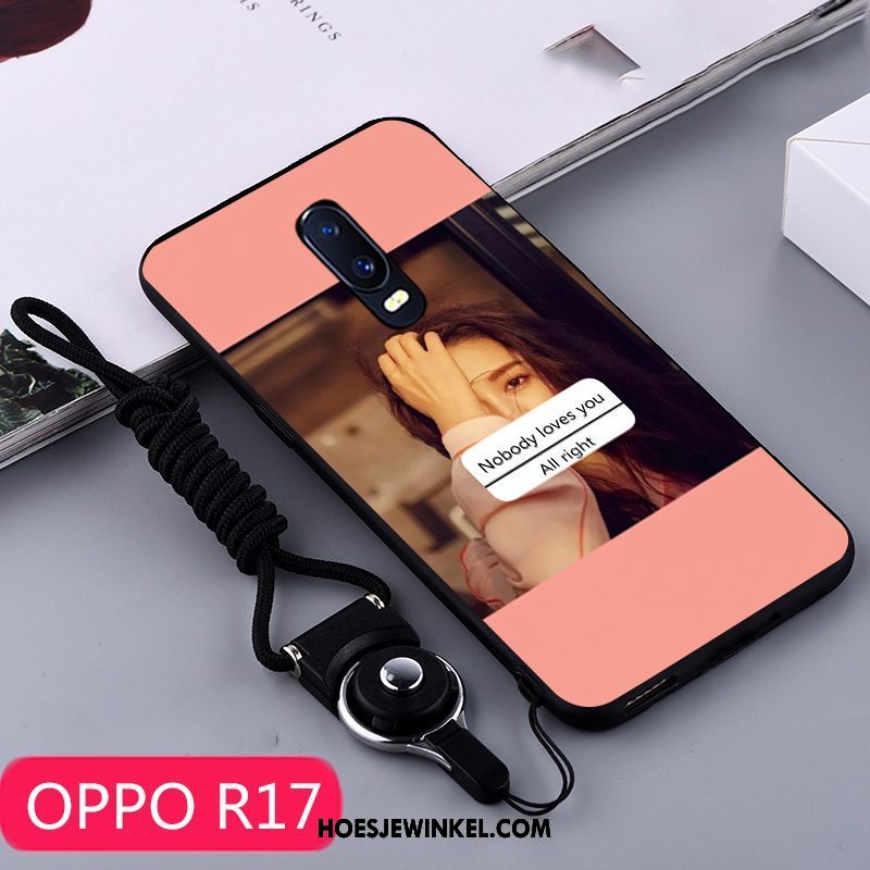 Oppo R17 Hoesje Persoonlijk Bescherming Siliconen, Oppo R17 Hoesje Scheppend Geel