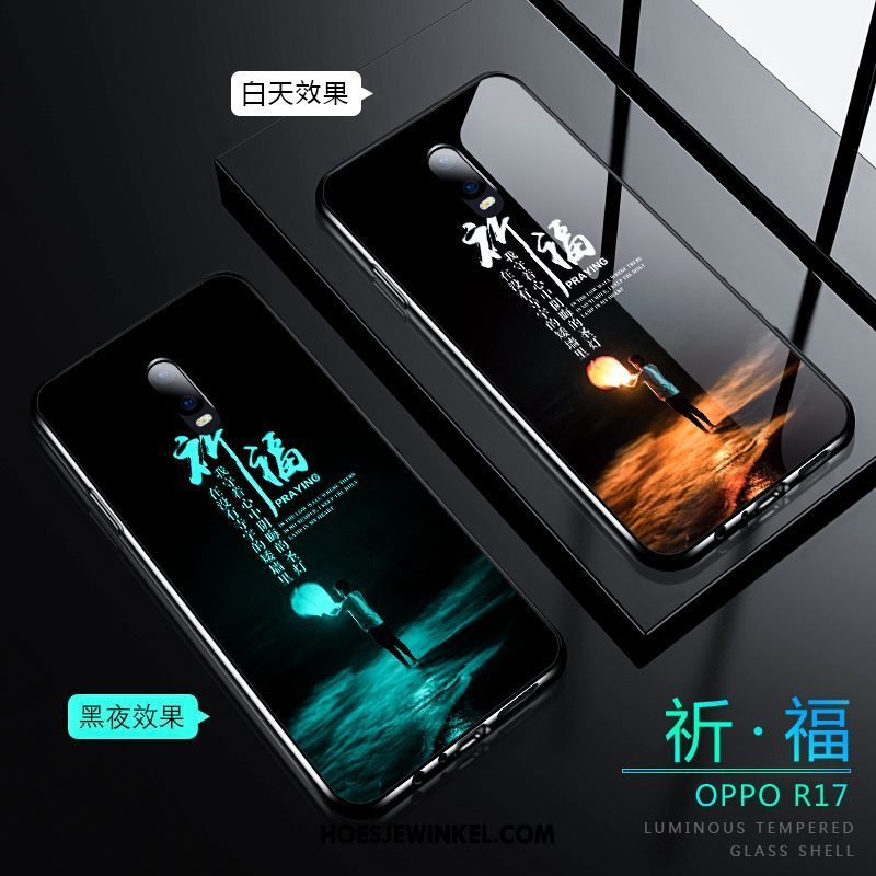 Oppo R17 Hoesje Scheppend Siliconen Hoes, Oppo R17 Hoesje Nieuw Net Red