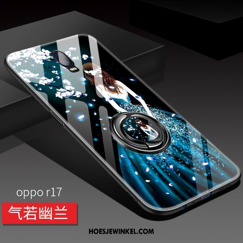 Oppo R17 Hoesje Trend Mobiele Telefoon Rood, Oppo R17 Hoesje Trendy Merk Anti-fall