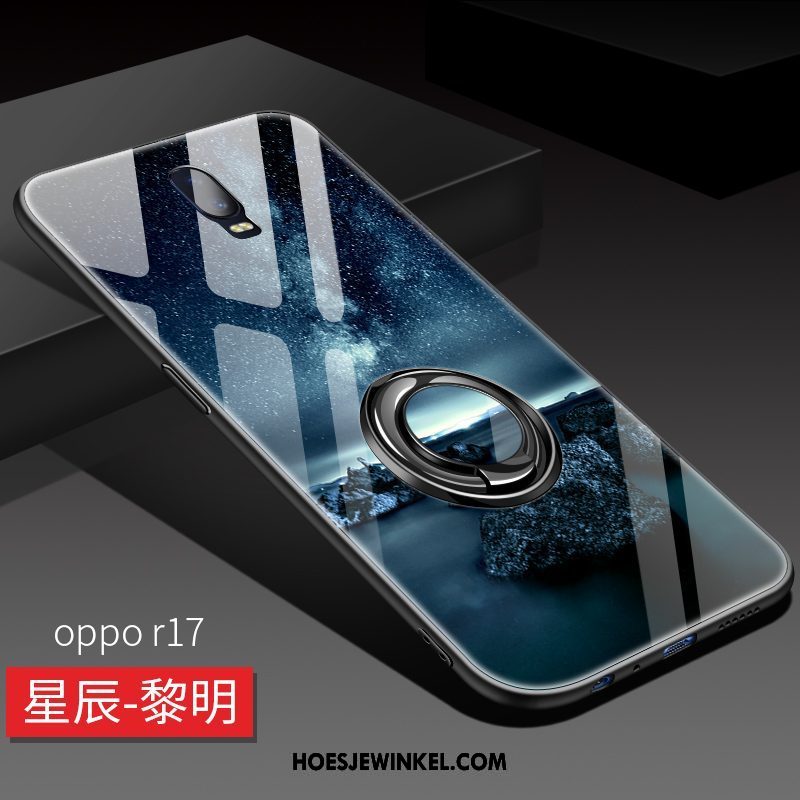 Oppo R17 Hoesje Trend Mobiele Telefoon Rood, Oppo R17 Hoesje Trendy Merk Anti-fall