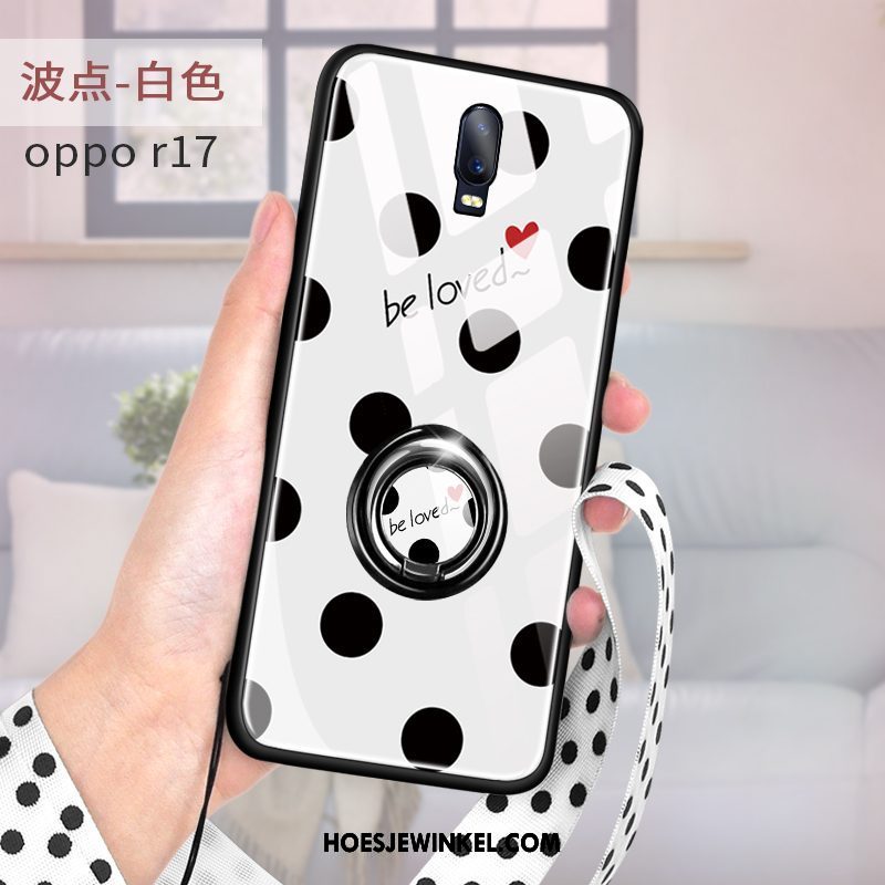 Oppo R17 Hoesje Trend Mobiele Telefoon Rood, Oppo R17 Hoesje Trendy Merk Anti-fall