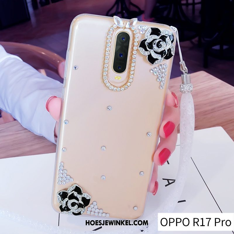 Oppo R17 Pro Hoesje Bescherming Doorzichtig Ring, Oppo R17 Pro Hoesje Siliconen Trend