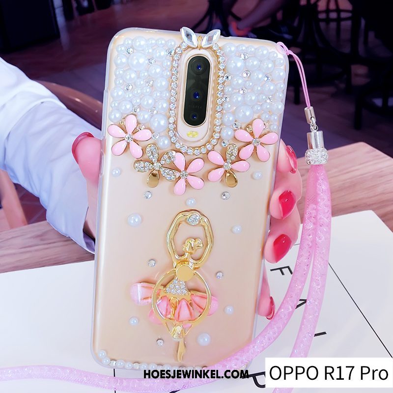 Oppo R17 Pro Hoesje Bescherming Doorzichtig Ring, Oppo R17 Pro Hoesje Siliconen Trend