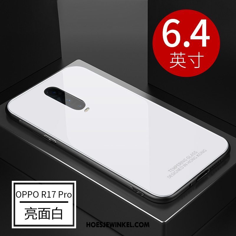 Oppo R17 Pro Hoesje Mobiele Telefoon Net Red Siliconen, Oppo R17 Pro Hoesje Dun Anti-fall