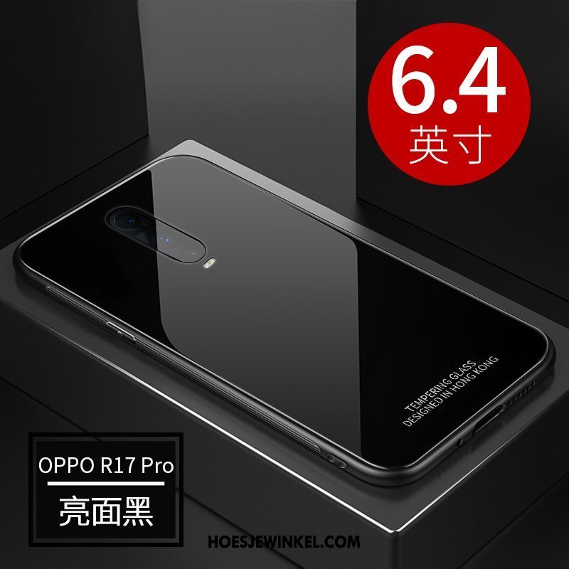 Oppo R17 Pro Hoesje Mobiele Telefoon Net Red Siliconen, Oppo R17 Pro Hoesje Dun Anti-fall