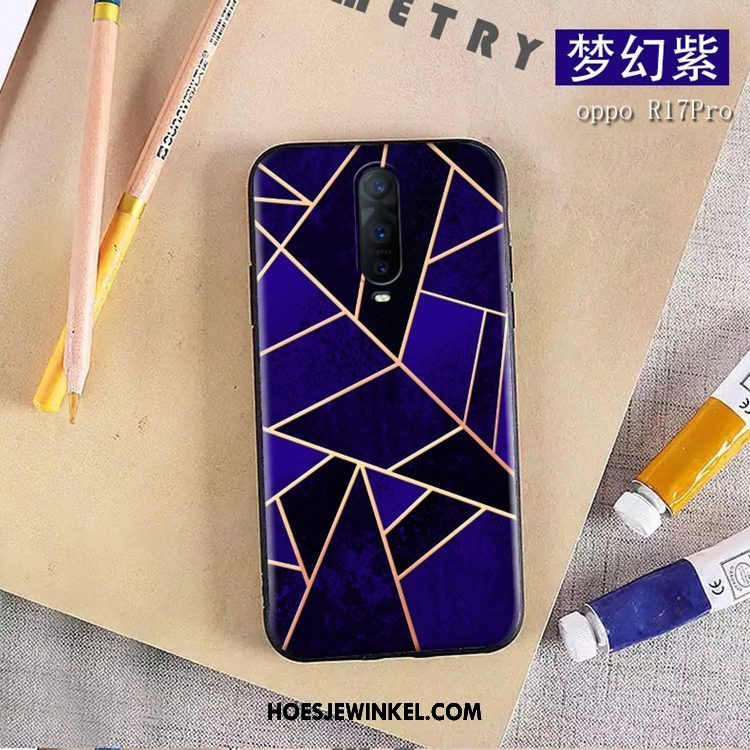 Oppo R17 Pro Hoesje Ring All Inclusive Trend, Oppo R17 Pro Hoesje Groen Siliconen