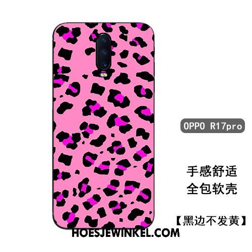 Oppo R17 Pro Hoesje Roze All Inclusive Mobiele Telefoon, Oppo R17 Pro Hoesje Anti-fall Siliconen