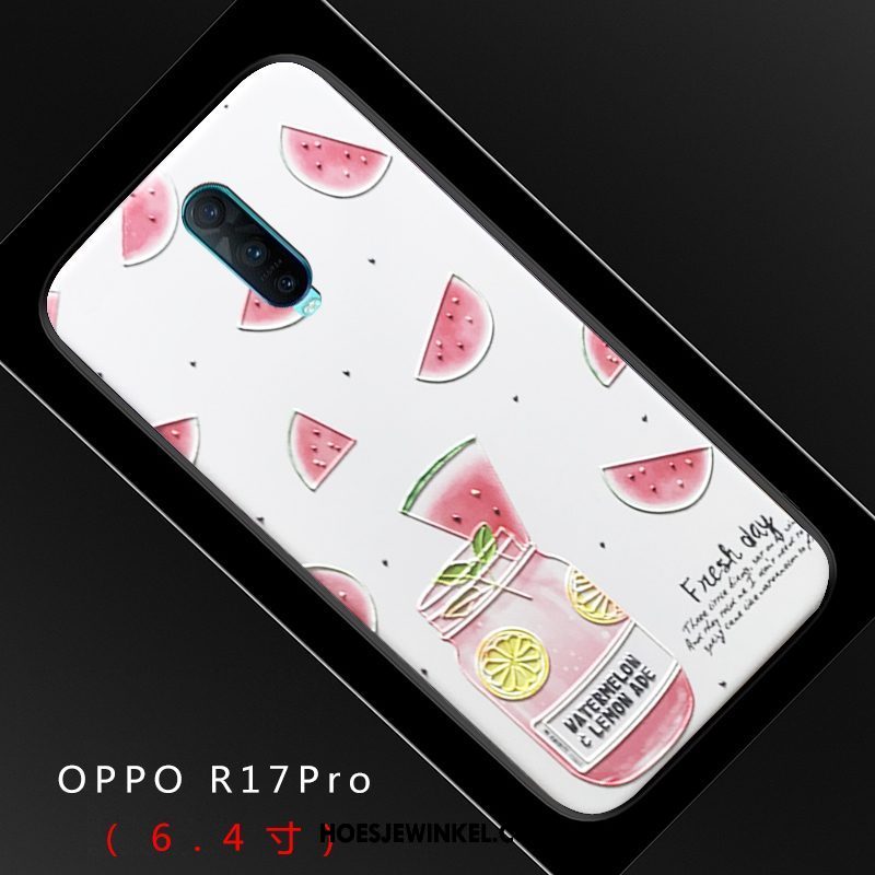 Oppo R17 Pro Hoesje Siliconen Zacht Hoes, Oppo R17 Pro Hoesje Mobiele Telefoon Schrobben