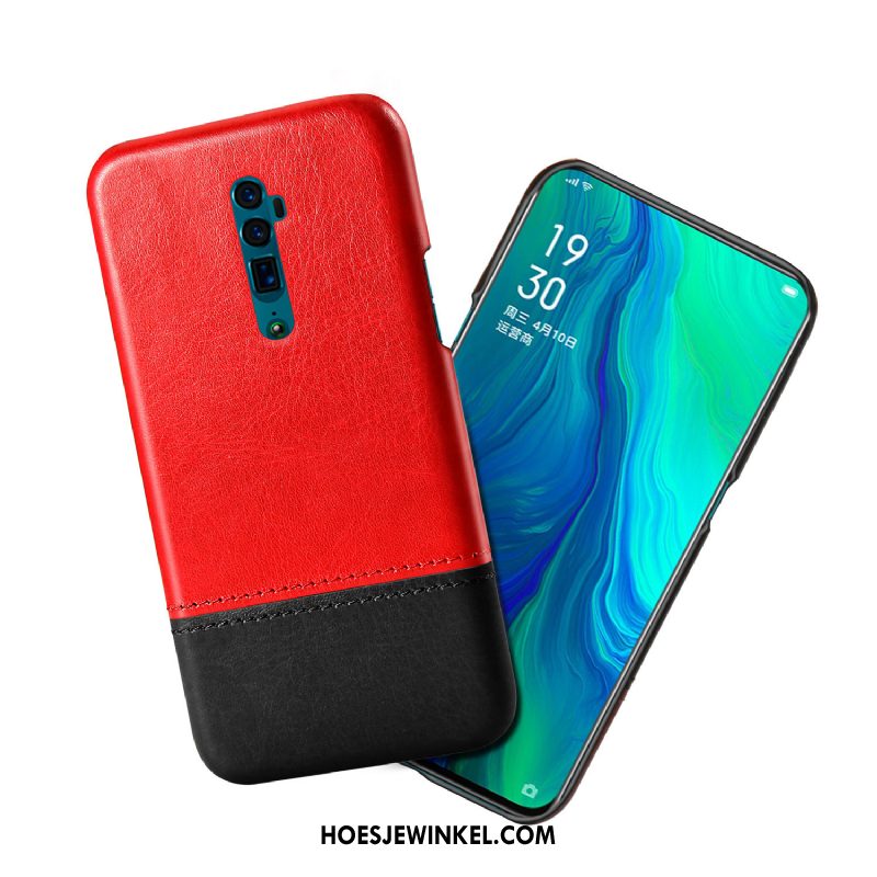 Oppo Reno 10x Zoom Hoesje Nieuw Hoes Rood, Oppo Reno 10x Zoom Hoesje Mobiele Telefoon