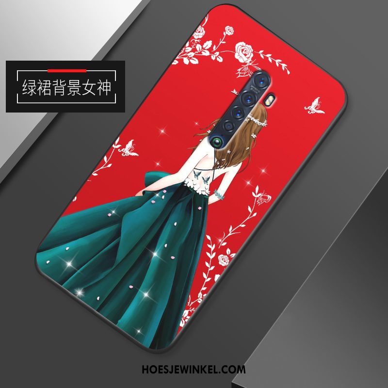 Oppo Reno 2 Hoesje All Inclusive Anti-fall Bescherming, Oppo Reno 2 Hoesje Schrobben Hoes