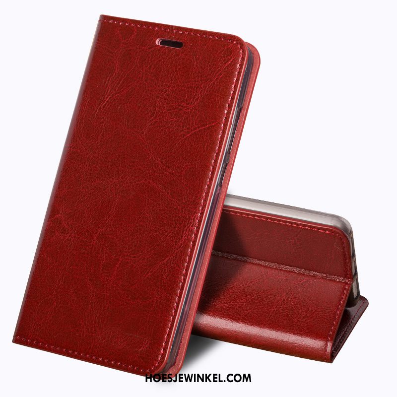 Oppo Reno 2 Hoesje Bescherming Zwart Koe, Oppo Reno 2 Hoesje All Inclusive Folio