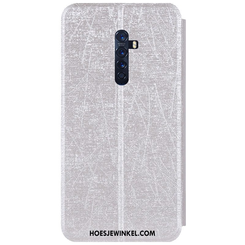 Oppo Reno 2 Hoesje Folio Kleur Anti-fall, Oppo Reno 2 Hoesje Patroon Hoes