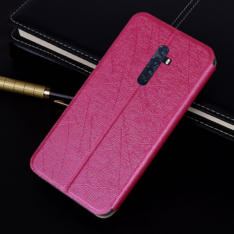 Oppo Reno 2 Hoesje Folio Kleur Anti-fall, Oppo Reno 2 Hoesje Patroon Hoes