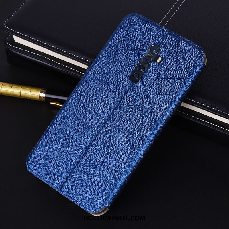 Oppo Reno 2 Hoesje Folio Kleur Anti-fall, Oppo Reno 2 Hoesje Patroon Hoes