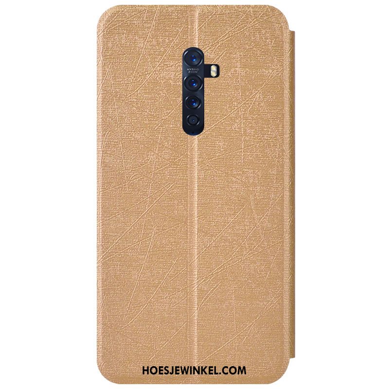 Oppo Reno 2 Hoesje Folio Kleur Anti-fall, Oppo Reno 2 Hoesje Patroon Hoes